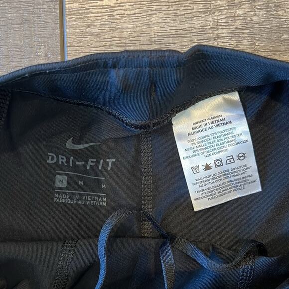 Nike Men's Power Reflect Running Black Tights Pant Size M - Picture 8 of 9